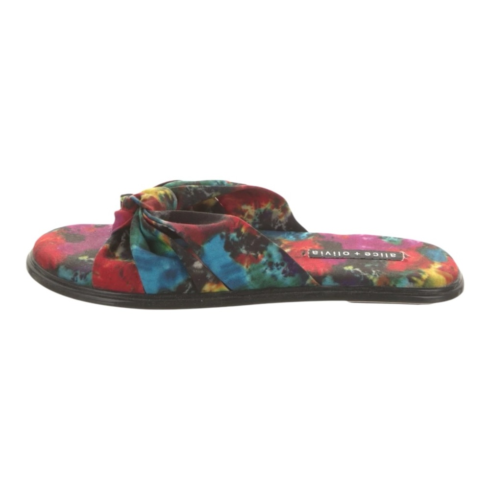 Alice + Olivia Women’s Multicolor Printed Slides  Sandals Women's Size: 9